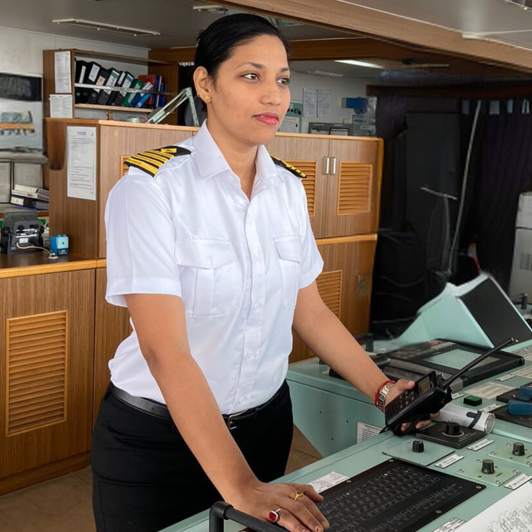 Captain Deepti Singh Takes Command